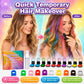 🔥🌈12-Color Temporary Hair Chalk Applicator Set