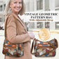 💥Hot Sales-49% OFF🔥Vintage Geometric Pattern Bag With Adjustable Strap👜