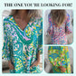 🌸Spring Specials 50% Off Free Shipping🌸Women's Bohemian V-Neck Abstract Printed Maxi Dress