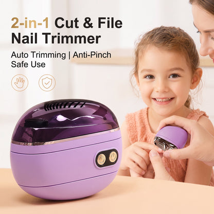 🔥LIMITED TIME 60% OFF💅TrimPro™ 2-in-1 Smart Electric Nail Trimmer & Polisher for All Ages 👨‍👩‍👧‍👦