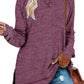 🍂Autumn Hot Sale 50% OFF🔥Women's Long Sleeve Side Slit Loose Tops (Buy 2 Free Shipping)