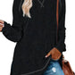 🍂Autumn Hot Sale 50% OFF🔥Women's Long Sleeve Side Slit Loose Tops (Buy 2 Free Shipping)