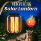 🔥Hot Sale 50% OFF🏕️ Solar Lantern Outdoor Light with 4 Modes - USB Recharge Backup, Powerbank Function, Collapsible & Lightweight for Camping ⛺️