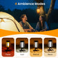 🔥Hot Sale 50% OFF🏕️ Solar Lantern Outdoor Light with 4 Modes - USB Recharge Backup, Powerbank Function, Collapsible & Lightweight for Camping ⛺️