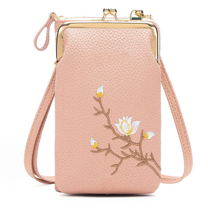 💗Hot Sale 60% OFF🌸Women Sling Cross-Body Wallet with Mobile Cell Phone Holder