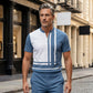 👕Summer Hot Sale 60% OFF⭐Men's Quarter-Zip Shirt & Shorts Set