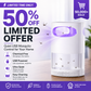 🦟SUMMER HOT SALE 50% OFF! 🔇UV Mosquito Killer Lamp – quiet, USB, chemical! 🌙