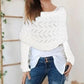 🧣 Women’s Knitted Cut-Out Shawl Poncho Wrap