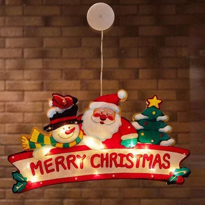 ⛄Christmas Pre-Sale 50% OFF🎄 Christmas Window Hanging Lights💡