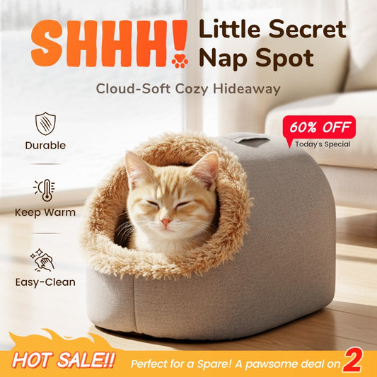 🏠Early Christmas - 50% OFF🐈OFFWinter Warm Pet Cave Bed