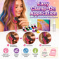 🔥🌈12-Color Temporary Hair Chalk Applicator Set