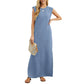 🎉Summer Hot Sale 60% OFF💝Women Loose Split Wrinkle-Free Long Dress