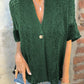 💐BIG SALE - 49% OFF🔥Women’s Solid One Button Knitted Top