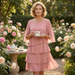 🌺Hot Sale 60% OFF💐Women's Elegant Layered Ruffle Sleeve Dress
