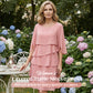 🌺Hot Sale 60% OFF💐Women's Elegant Layered Ruffle Sleeve Dress