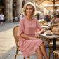 🌺Hot Sale 60% OFF💐Women's Elegant Layered Ruffle Sleeve Dress