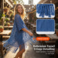 🏖️Summer Sale 50% OFF🏝️Women’s Oversized Knit Cardigan – Lightweight Crochet Tassel Kimono for Spring & Summer🌸☀️