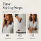 🍂Autumn Hot Sale 60% OFF🔥Women’s Fashion Collared Long-Sleeve Dress