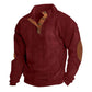 ⏳ Limited Time 50% Off! 💥Men's Corduroy Stand Collar Sweatshirt