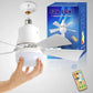 ⏳💥Summer Hot Sale 60% OFF❄️2-in-1 Portable Ceiling Fan & Light With Remote Control