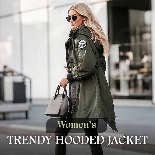 ⏳Limited-time special price £25.99⏰Women's Trendy Long-Sleeve Hooded Jacket