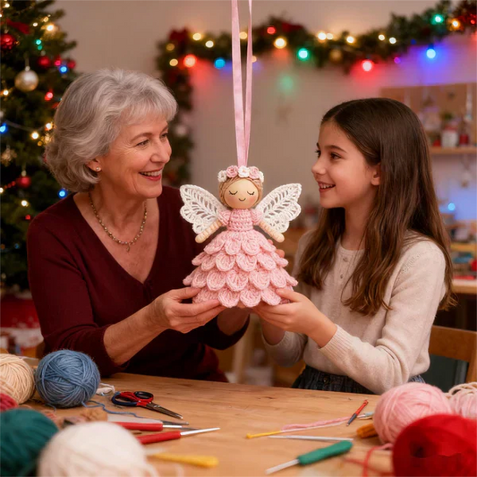 ✨Last Day of Sale 50% OFF🎁Crochet Your Own Angel - Complete Craft Kit