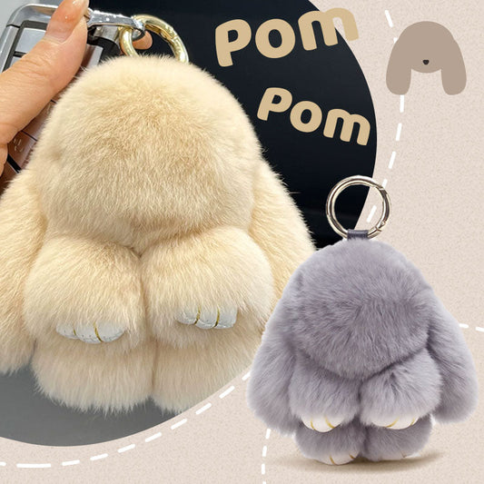 🎁 Best Gift 50% OFF🐰Handmade Soft Bunny Pom Pom Charms (Boxed Edition)🐇