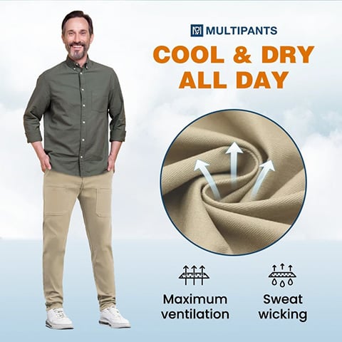 🔥LIMITED DAYS PROMOTION - 49%OFF🔥 MultiPants – High Stretch Multi-pocket Durable Cargo Pants
