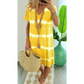 🔥Tie-dye Striped Short-sleeved Loose T-shirt Dress