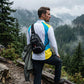 🎒 50% OFF NOW! 💧Unisex Outdoor Sling Crossbody Bag – Multi-Pocket, Water-Resistant, Breathable Back 🌦️