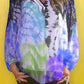 💗Hot Sale-60% OFF🔥Women's Round Neck Tie-dye Loose Top