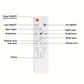 ⏳💥Summer Hot Sale 60% OFF❄️2-in-1 Portable Ceiling Fan & Light With Remote Control