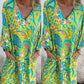 🌸Spring Specials 50% Off Free Shipping🌸Women's Bohemian V-Neck Abstract Printed Maxi Dress