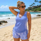 ⏰LAST DAY 60% OFF👙🌊Women's Tummy Control Tankini Set with Built-In Bra – Flattering Boho Swimwear with Shorts🔥