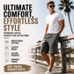 📢📢50% OFF !! ⏰Men's Cargo Shorts – Elastic Waist, Multi-Pocket, Durable 🍁