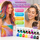 🔥🌈12-Color Temporary Hair Chalk Applicator Set