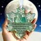 🌊Snowflake-Shaped Sea Glass Friendship Decor❄️✨ Shaped by Nature & Crafted by Hand!