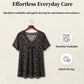 🎉 Last Day Promotion-60% OFF 🍃Woman Fashion V-Neck Print Short Sleeve T-Shirt