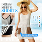 🔥LAST DAY SALE: ONLY ￡13.99!!👗60% OFF! Women's Sleeveless Summer Dress with Shorts – 2-in-1 effortless style! 🌞🌸