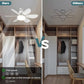 ⏳💥Summer Hot Sale 60% OFF❄️2-in-1 Portable Ceiling Fan & Light With Remote Control