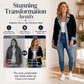 🍂Autumn Hot Sale 60% OFF🔥Women’s Elegant Denim Spliced Ribbed Knit Coat