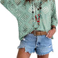 🥰Summer Sale 60% OFF❤️Womens Bohemian-Inspired Beige Crochet Top With V-Neck🏖️