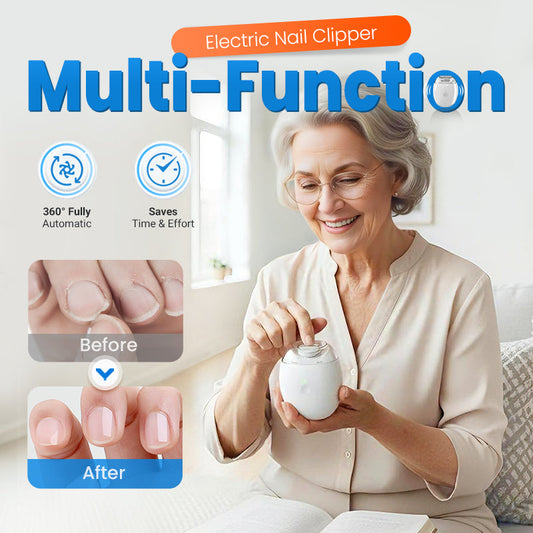 💅 BUY 2 GET 1 FREE! ✨ UNIVERSAL NAIL GRINDER - 6 Adjustable Speeds & Auto-Stop, Safe for Natural & Acrylic Nails, Perfect for Home Manicure/Pedicure 👶🔧