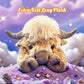 🎁Christmas Gift 50% OFF🐂🏆Cute Cartoon Highland Cow Cuddly Toy
