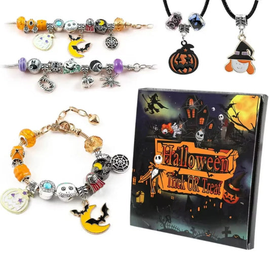 👻🎁Spooky Sparkle Charm Bracelet – Limited Edition Halloween Collection🎃