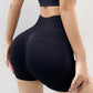 Women’s high-waist stretch yoga shorts