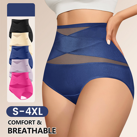 🎁Last Day Buy 2 Get 1 Free🔥🌸Women's High-Waisted Tummy Control Underwear
