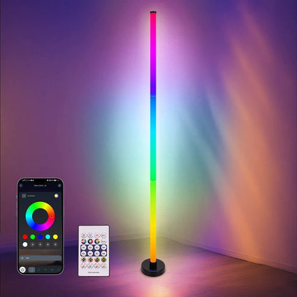 ⏳ Limited time 50% off! 🎉🌲Smart RGB + IC LED floor lamp with remote control and USB power supply