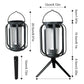 🔥Hot Sale 50% OFF🏕️ Solar Lantern Outdoor Light with 4 Modes - USB Recharge Backup, Powerbank Function, Collapsible & Lightweight for Camping ⛺️