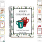 🎄70% OFF!!! Ready for Christmas!🎅Christmas Gift Card Booklet 👍DIY Spiral-Bound Christmas Gift Card Holder Book🎁